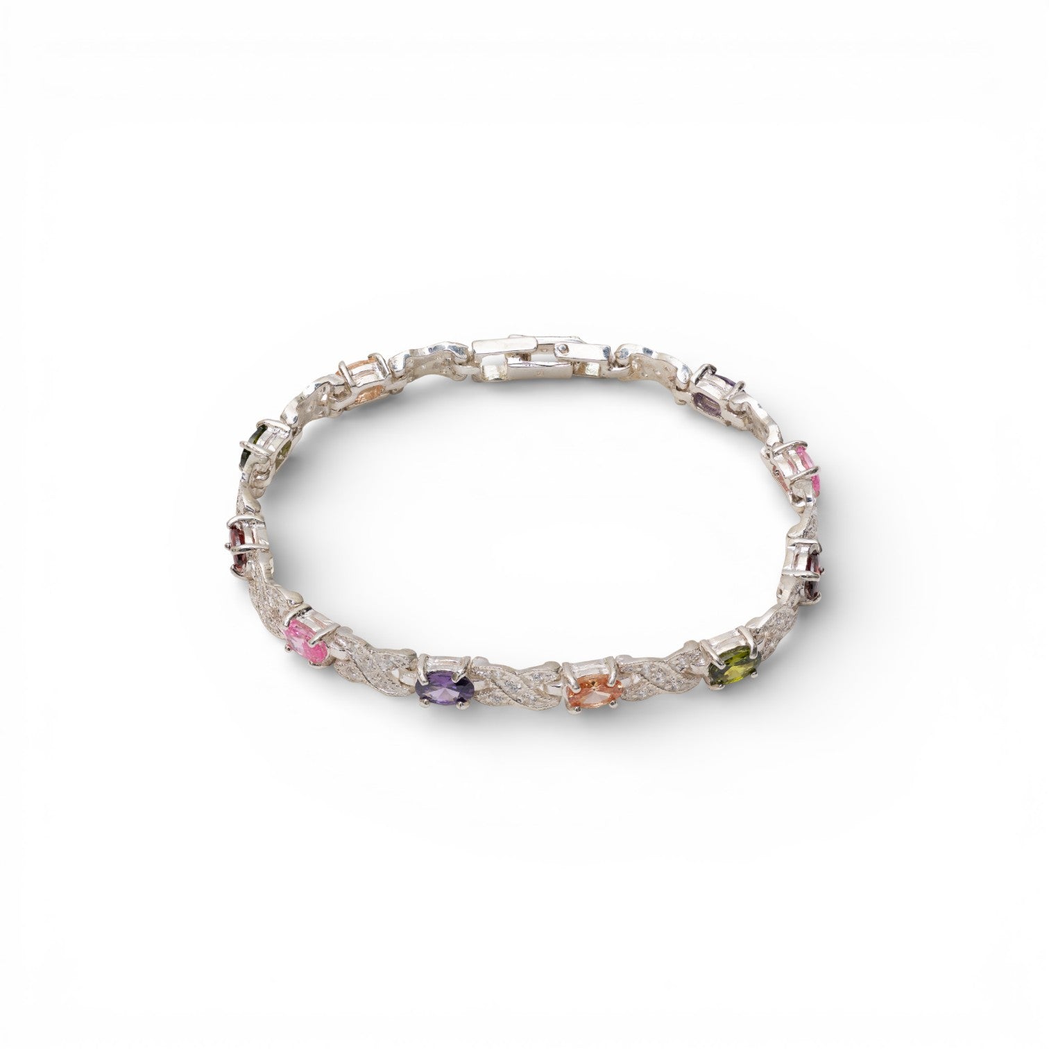 Interlace Multi-Stone Bracelet