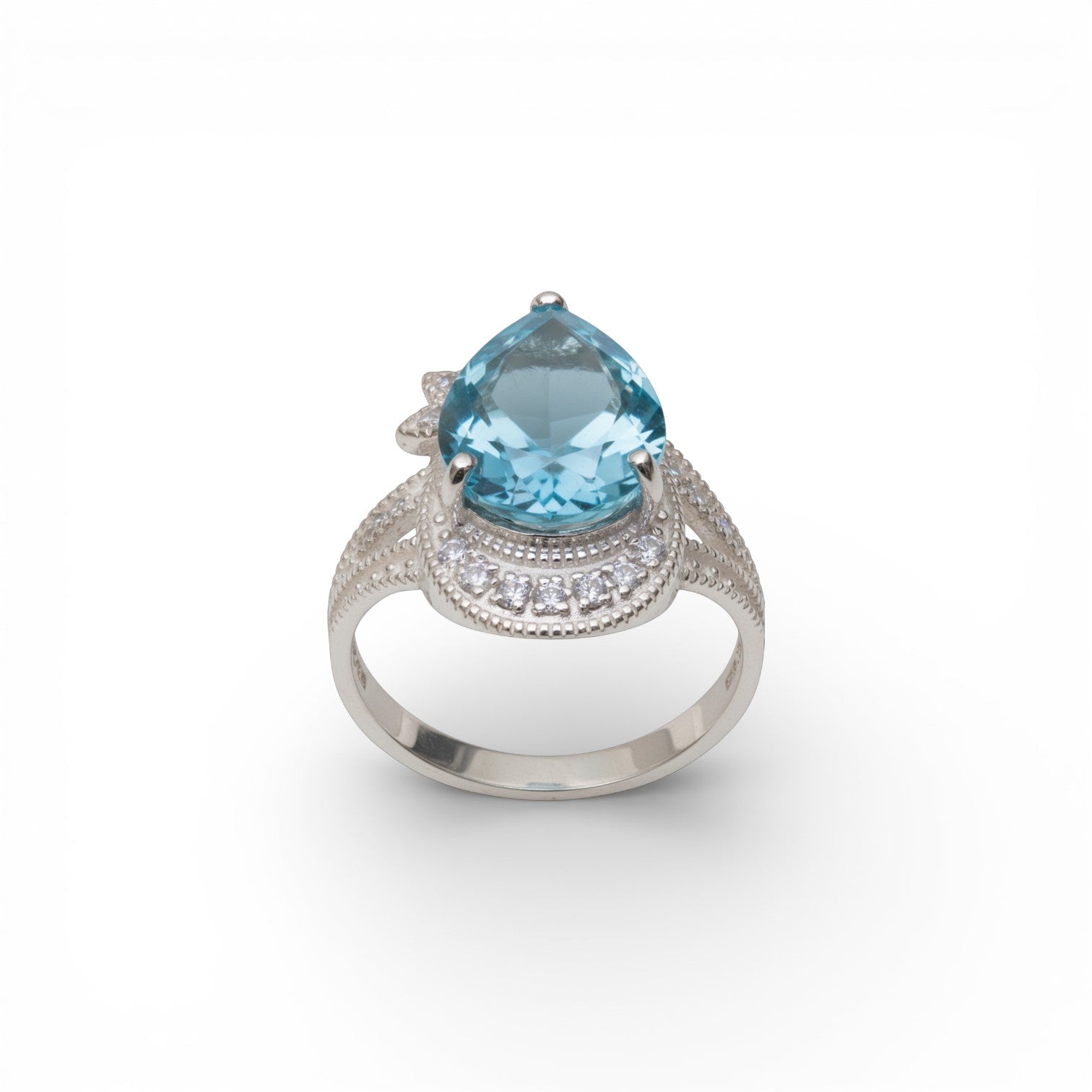 Waterlily Topaz Ring