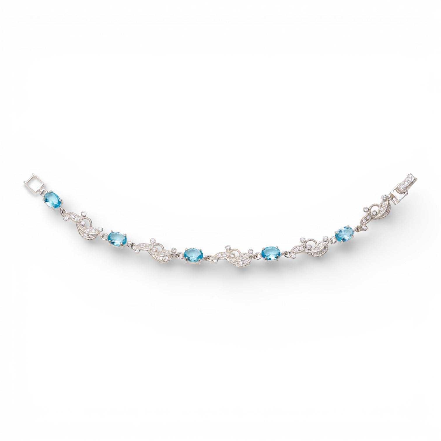 Waterlily Topaz Link Bracelet