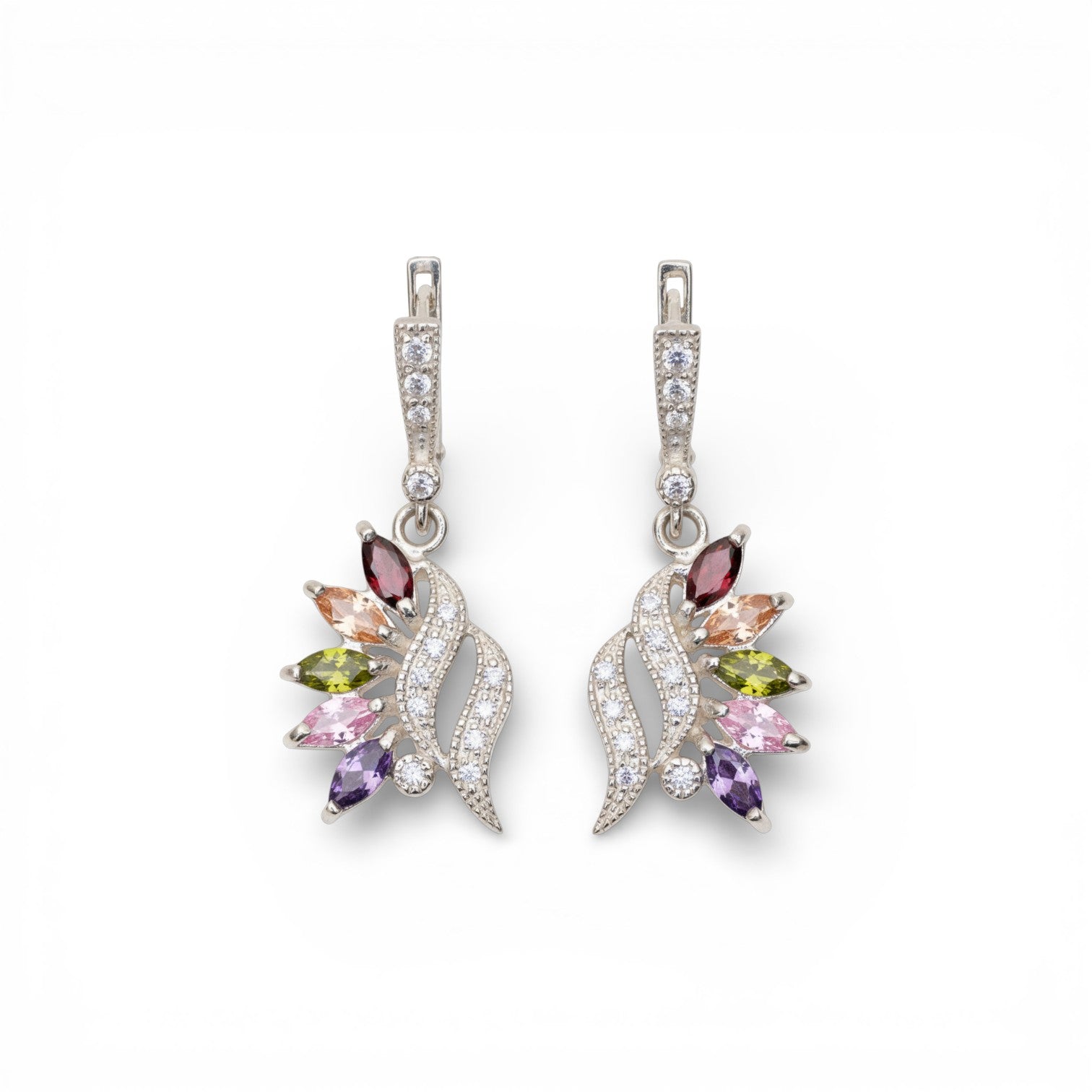 Laurel Multi-Stone Earrings
